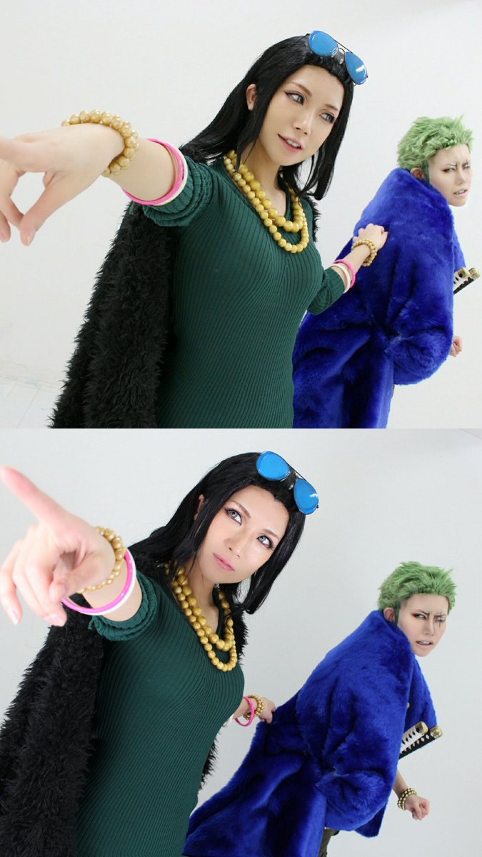 らぼ コスプレ One Piece ロロノア ゾロ おにぎりさん ニコ ロビン らぼ Photo 竹々さん Take Dake
