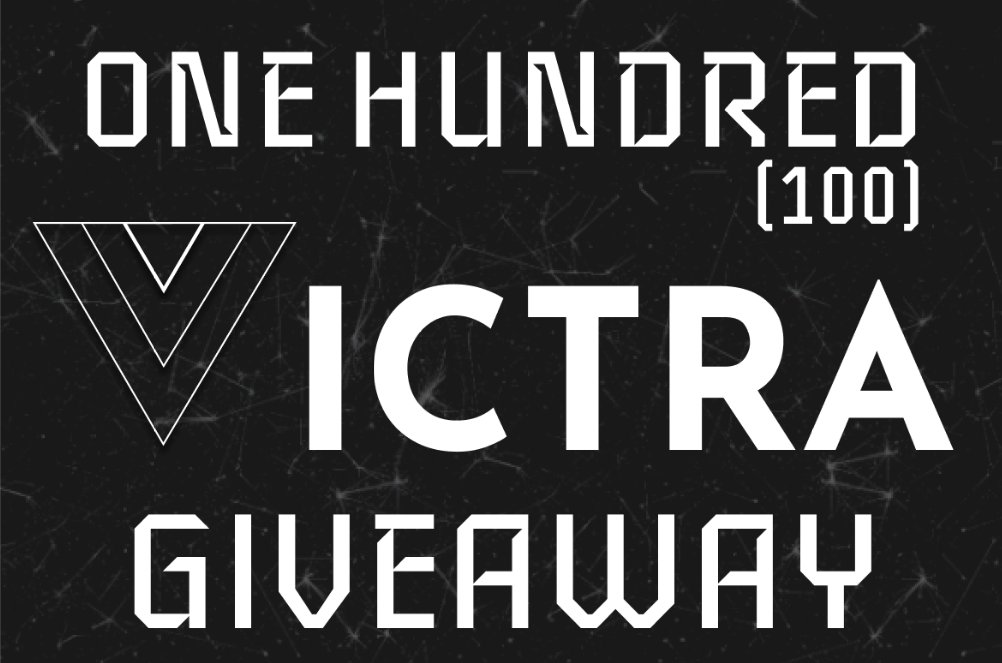 *100 VICTRA GIVEAWAY*
VICTRA
The 1st Telegram-based Cryptocurrency

•FOLLOW, LIKE, RT, REPLY with WALLET ID

Need a Wallet ID?
t.me/victrabot?star…

#blockchain #crypto #altcoins #bitcoin #btc #ethereum #airdrop
#cryptocurrency #freecoin  #eth #ethereum  #btc  #cryptotwitter