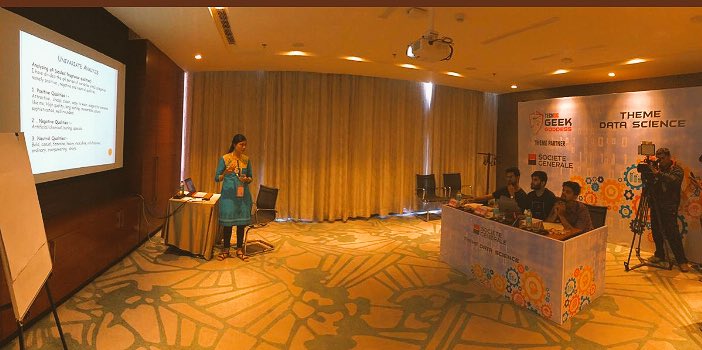 Continuing our journey to engage with the brightest minds in the country, <a href="/SocieteGenerale/">Societe Generale Group</a> GSC sponsored the ‘Data Science’ theme at the <a href="/techgigdotcom/">TechGig</a> TechGig Geek Goddess 2018. 6000+ women data scientists participated. #socgen #sggsc #DataScience #techgiggeekgoddess