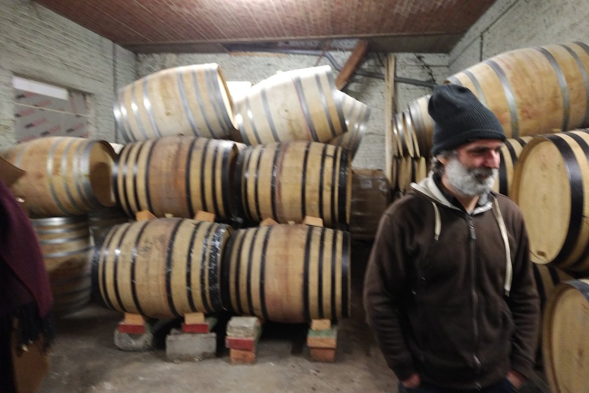 blindmanbrewery's tweet photo. Thank you so very much @3Fonteinen @AlvinneBeershop @lambiekfabriek  @GueuzeTilquin @BrouwersVerzet @LindemansBeers @HofTenDormaal (and Bokkereyder + Cantillon + Delvaux) for all of your warm hospitality and wonderful beers and advice on spontaneous fermentation! Truly amazing. https://t.co/mSEwcove64