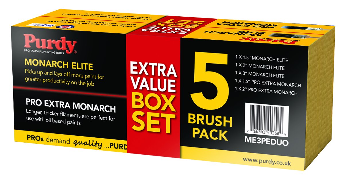 #FridayFeeling #FebDeals #BackByPublicDemand 👀😇
@PurdyPaintTools Elite & Pro Extra 5pc Twin Pack Buy 2 for £39.99‼️ each inc vat