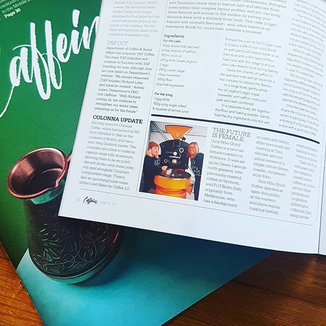 We're so happy to see a little feature on GWGC in the latest  <a href="/caffeinemag/">Caffeine Marketing</a> #thefutureisfemale ✊✊
.
.
.
#girlswhogrindcoffee #gwgc #coffee #coffeetime #coffeeislife #womenincoffee #grlpwr #girlboss #bossbabes #femaleproducers #feminist #coffeelover #c… ift.tt/2ExtdeY