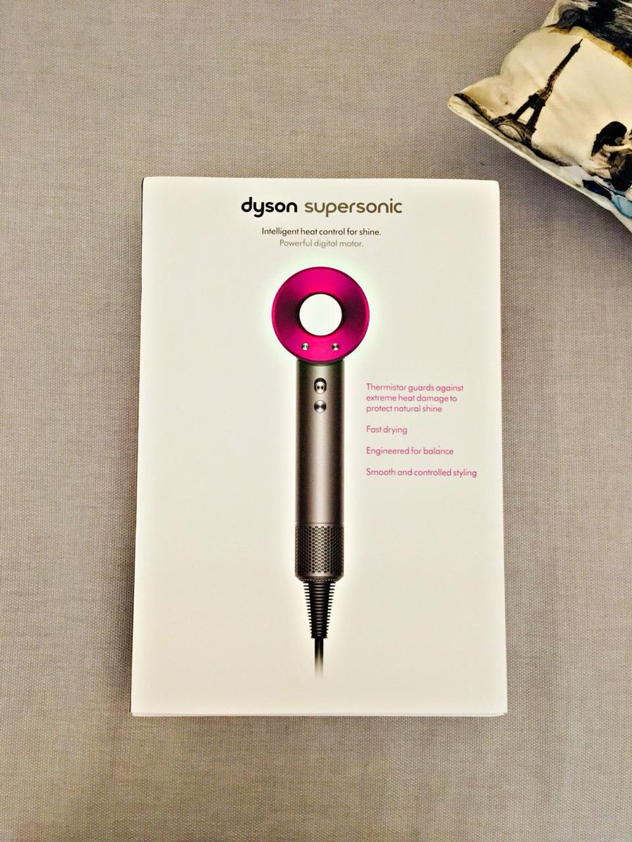 Super impressed by the mechanism,Technology and body of the #dysonsupersonic hair dryer .

#dysonhair #hair #dyson