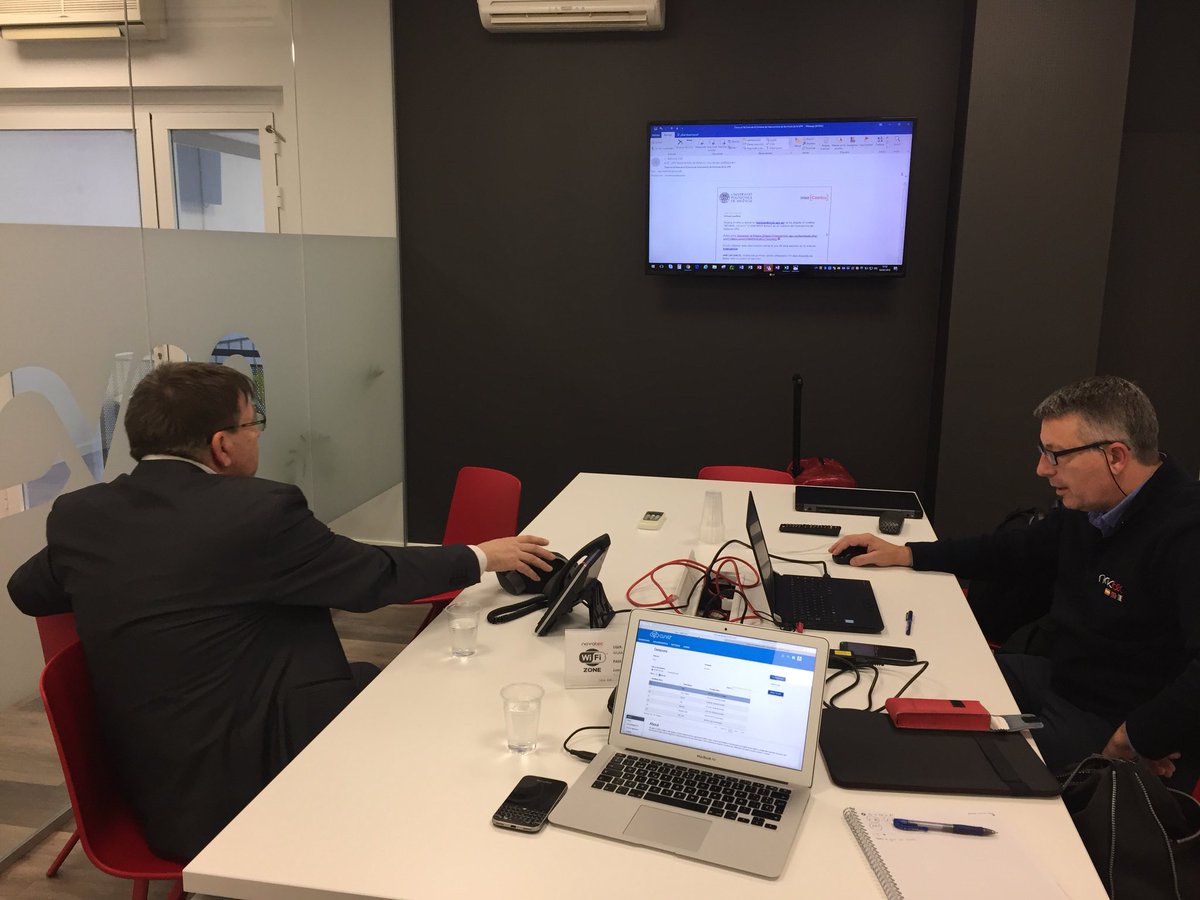 C2NET_Project's tweet image. #Roman_Behul Project Coordinator of @C2NET_Project is visinting the Automotive Pilot in Spain Valencia #NOVATEC company