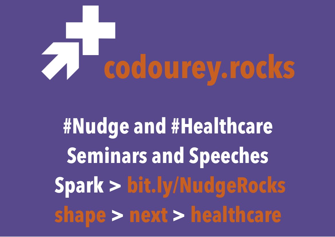 Codourey's tweet photo. #Nudge in #Health > #shapers + #builders to collaborate for the #Healthcare of tomorrow. https://t.co/3RqRfk9xuK