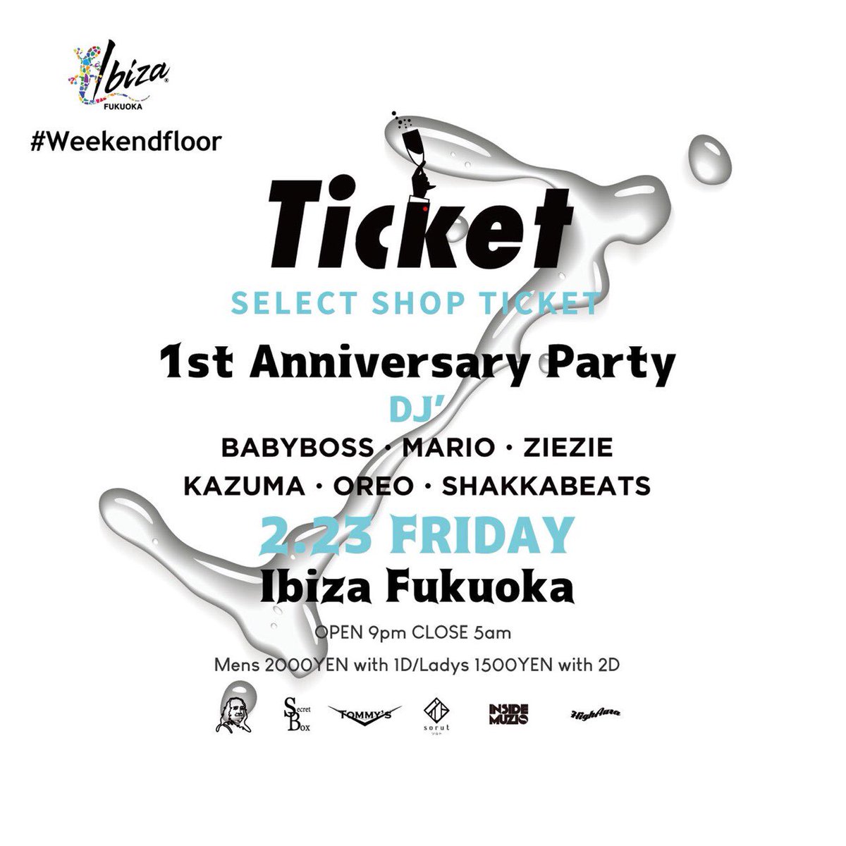 shakka_beats's tweet photo. ๅๆฅใฏ @Ibiza_Fukuoka ใซใฆ
DJ ใใใใฆใใใ ใใพใโผ๏ธ
๐ฅ@ticket_kokura ๅจๅนด2DAYS๐ฅ
#Weekendfloor https://t.co/AkXYXmhUkO