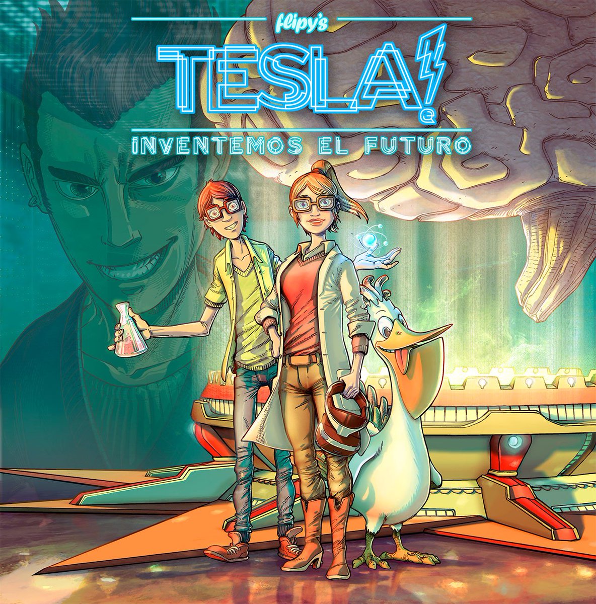 TangramNext's tweet photo. Nuestro cliente @AnimatoonStudio lanza "Flipy’s Tesla! Inventemos el futuro" para PlayStation VR. ¡Mucho éxito! 😎 https://t.co/J0AerCzH9f @PlayStationES @PSTalents #PlayStation4 #PlayStationVR #PS4 #PSVR #Videojuegos #RealidadVirtual https://t.co/KENrCggSvd