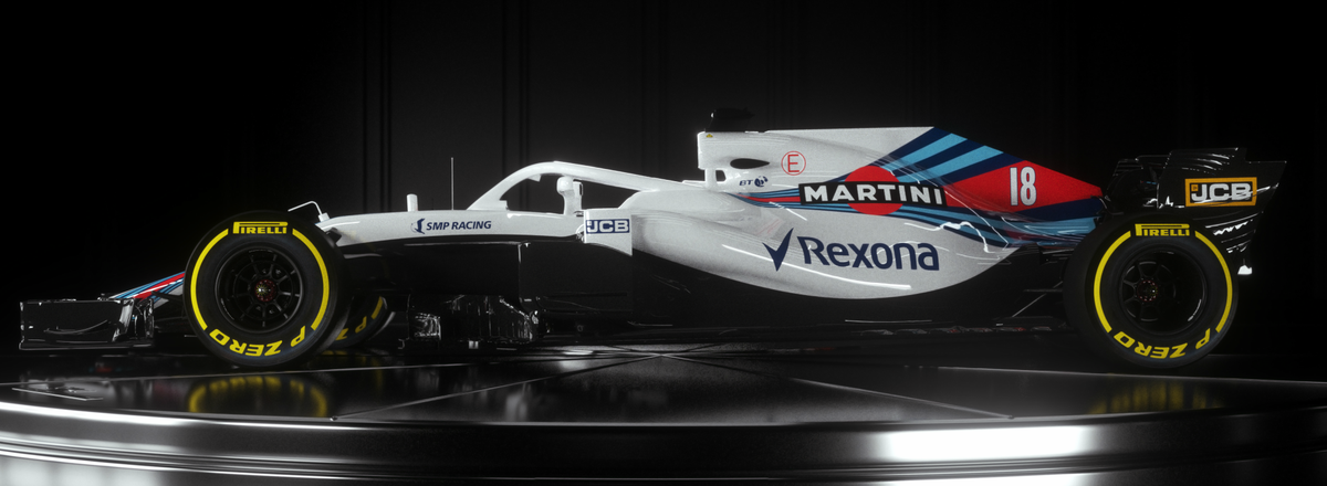 F1Fansite's tweet photo. First 2018 #Williams FW41 #F1 car launch pictures #Williamslaunch https://t.co/cxHknY56kp https://t.co/SHzEW47BAl