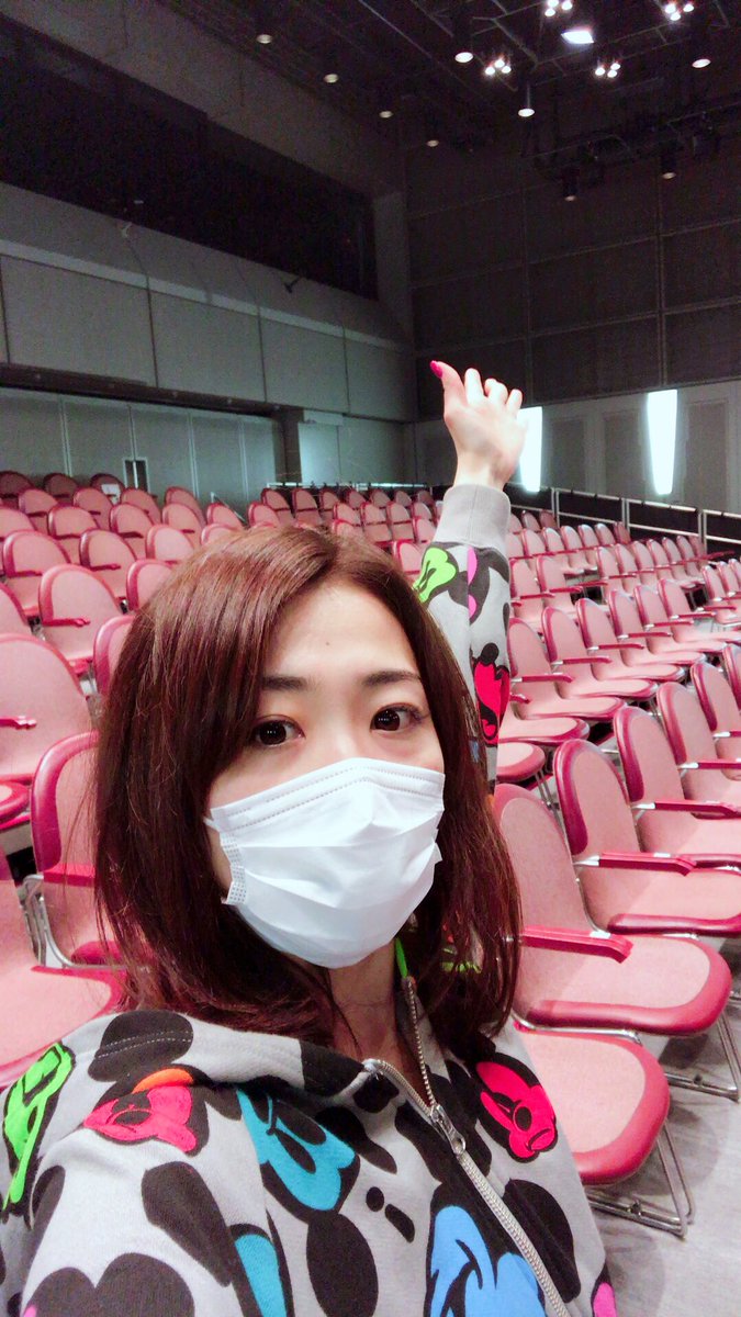 福圓美里 クロジ 白い雪と赤い華 準備中 開演二時間前ー すっぴんアップ中ー