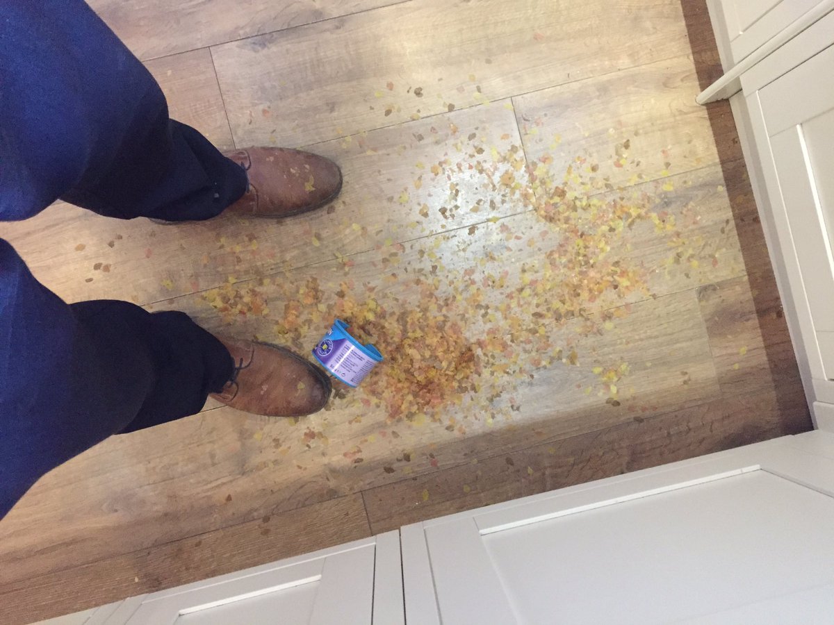 cannondog79's tweet image. You know the day will only get worse when it starts like this. #fishflakes #shit