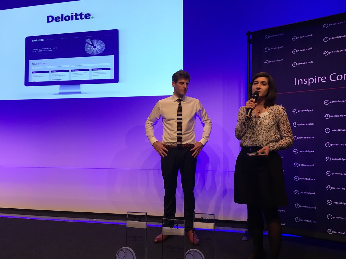 Congratulations @Deloitterecrute no 1 Career Website #potentialpark18 #TalentCommunication <a href="/PotentialparkAB/">Potentialpark</a>