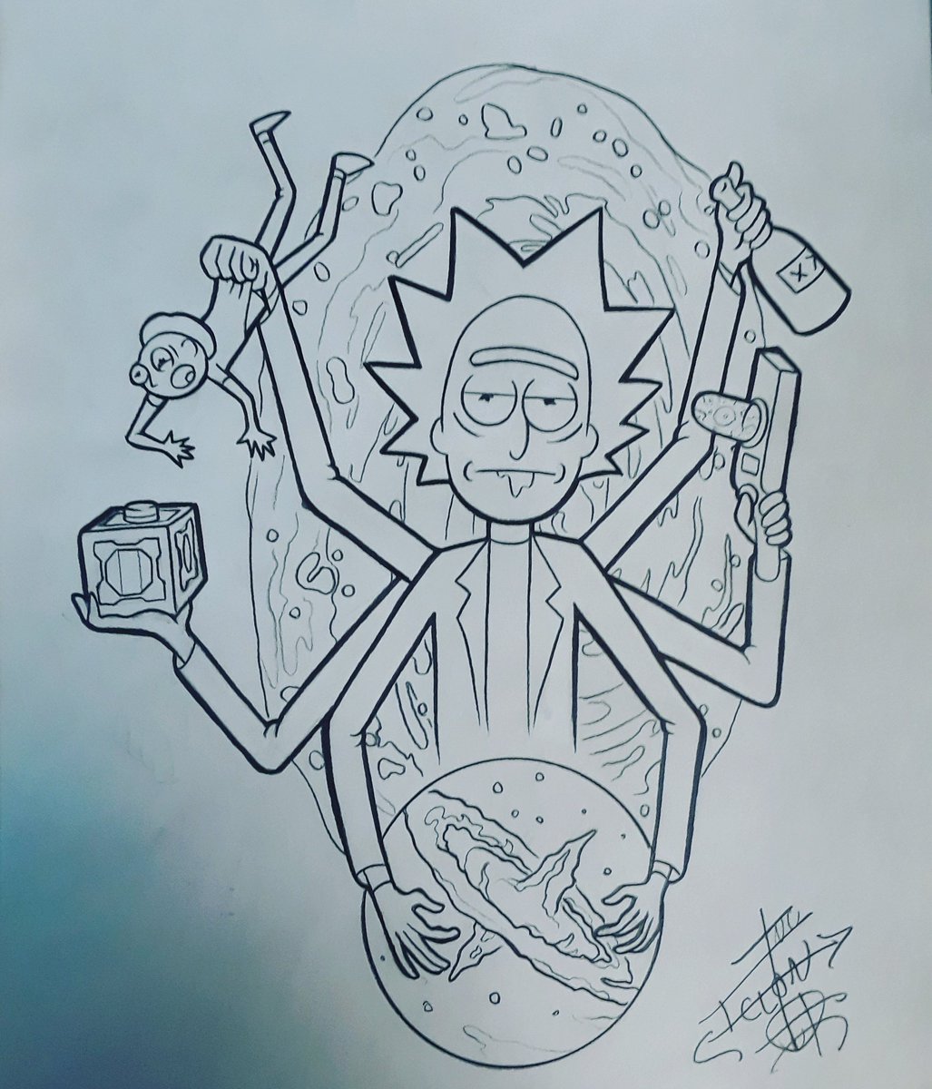 28 Tattoo Design Ideas For Rick And Morty Fans  Tattoo Joker