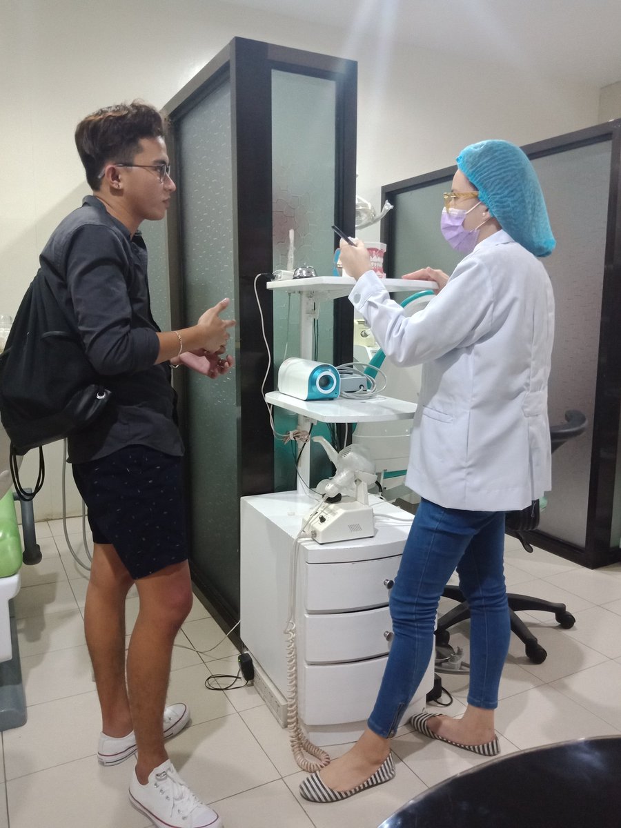 warrendibb's tweet image. Cleaning and tooth extraction earlier 😊 #roadtoB