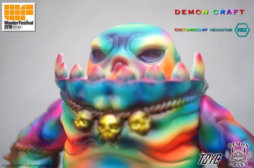 TOY_ZERO_PLUS's tweet photo. “Hexactus” has made this special illusion colour for Demon Craft. All limited items will be available at WF 2018 [Winter]!

Demon Craft．Illusion Edition
Price: JPY$28000/$12000 [One-off]
WF 2018[Winter] - TOY0+ Area: 5-07-10
#toyzeroplus #匠鬼 #demoncraft #wf2018w #hexactus https://t.co/aQMoLFw8Mh