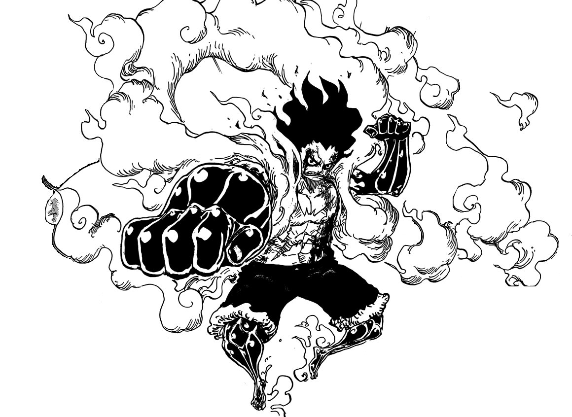 Luffy Gear 4 Coloring Pages - IMAGESEE