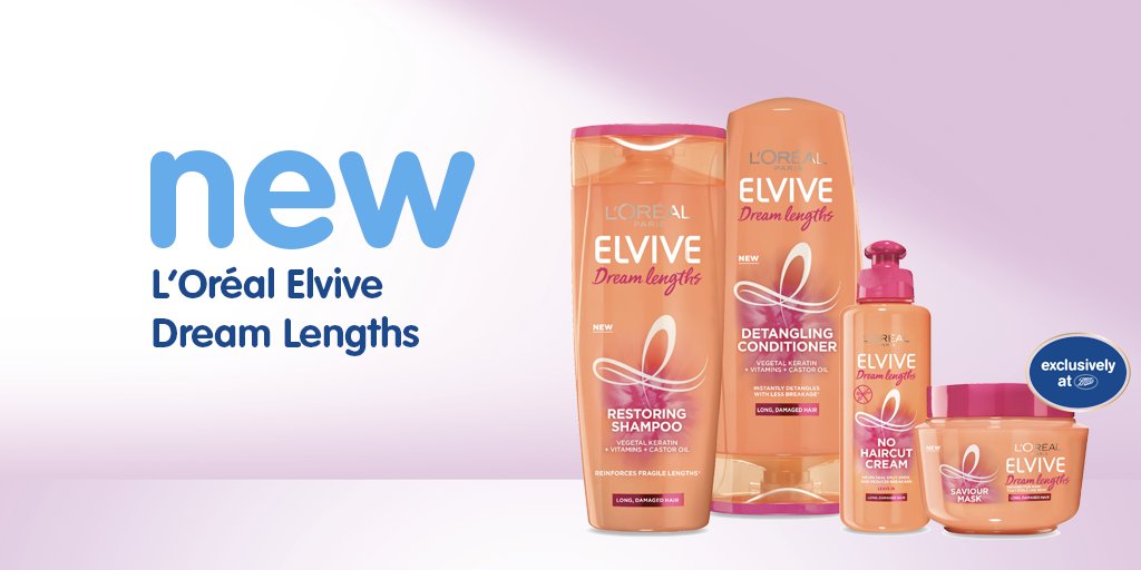 Boots on Twitter "*NEW* Discover Loreal's restoring Elvive Dream