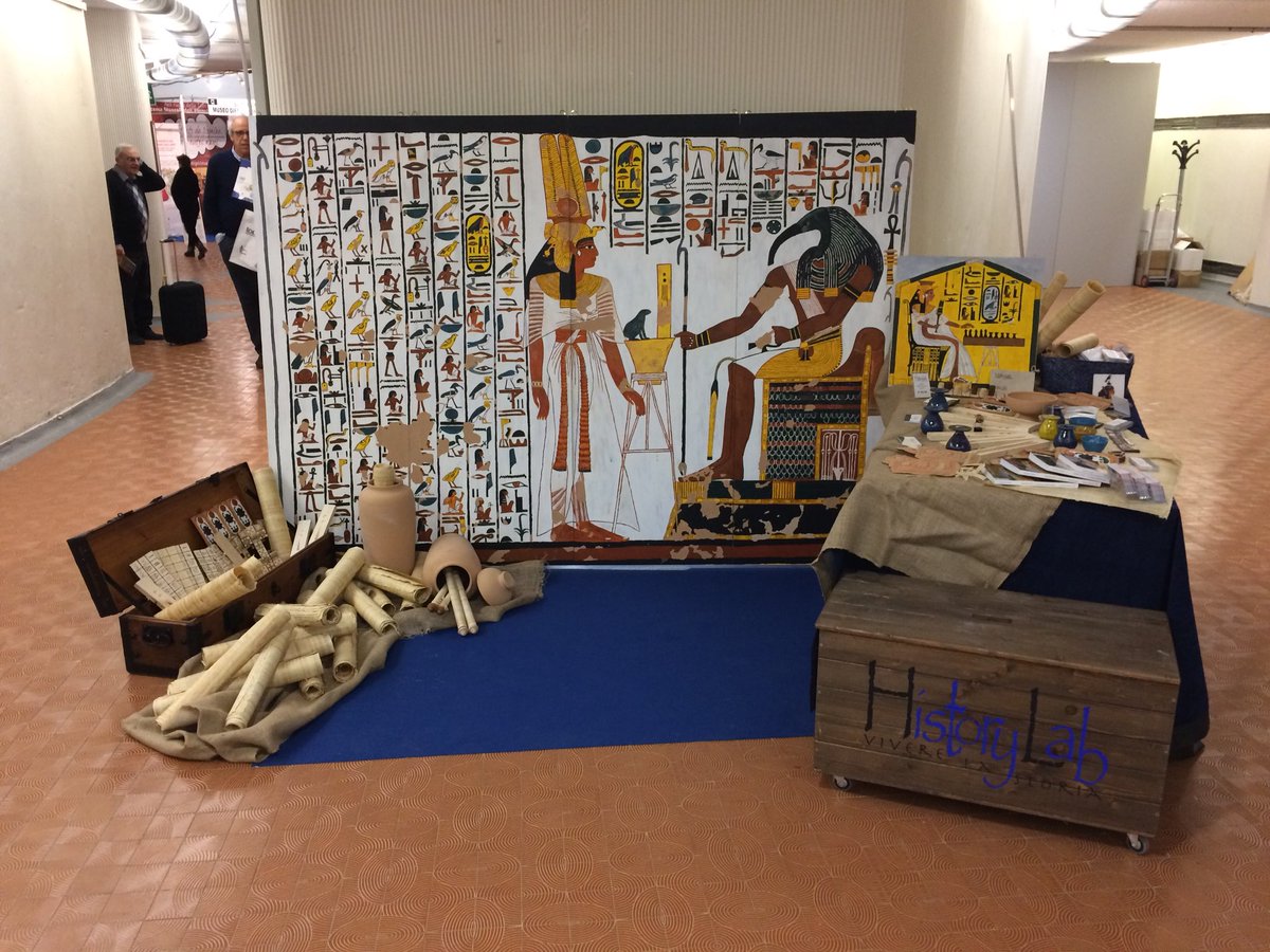 History_Lab's tweet photo. Noi siamo pronti per tourismA e voi? Vi aspettiamo al nostro stand! 

#archeologia #laboratori #bambini #egittologia https://t.co/Rt9J9LytBM