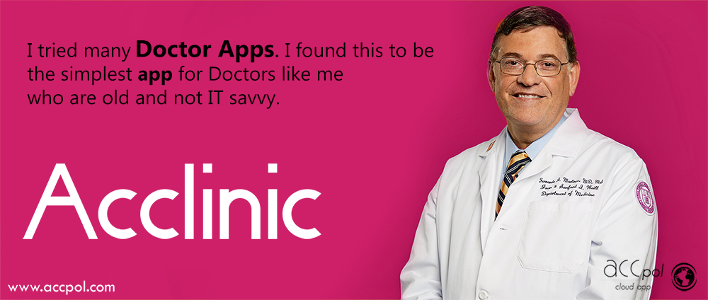 Easy and Simplest Software for Doctors.Try it now #Acclinic

For more details : accpol.com/index.html