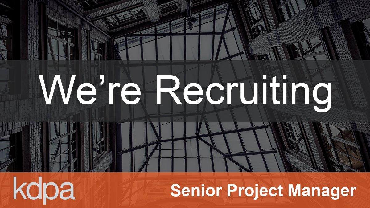 KDPA_Studio's tweet image. We're expanding and we're #hiring. Click to apply: senior #projectmanager vacancy kdpaine.co.uk/careers/ #construction #architectural #job #westsussex