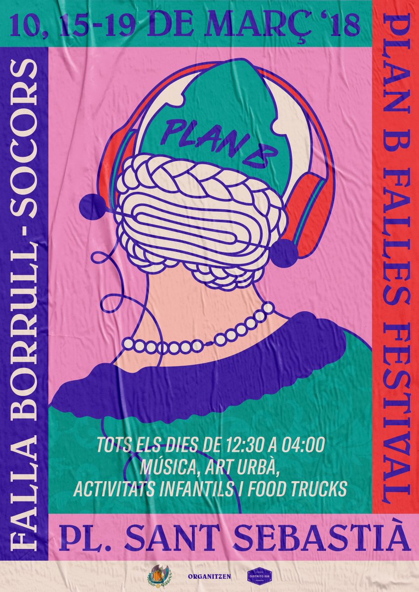 ¡Vuelve Plan B Falles Festival! Con 6 días de conciertos, djs, arte urbano, actividades infantiles, food trucks y mucho más. Contenidos de calidad para hacer de las Fallas algo diferente. ->10,15,16,17,18 y 19 de marzo en Plaza San Sebastián. ¡Entrada libre!