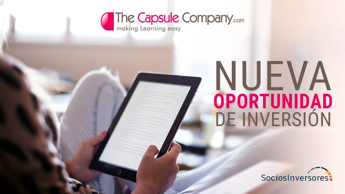 SegoFinance's tweet image. 👉Nueva oportunidad de inversión: @thecapsulecom es la nueva #app de #FormaciónOnline para crear cápsulas formativas a medida sin costes ni de mantenimiento ¡Conoce el proyecto #RapidLearning! goo.gl/HXT1Ff   
#MobileLearning #elearning #edutech