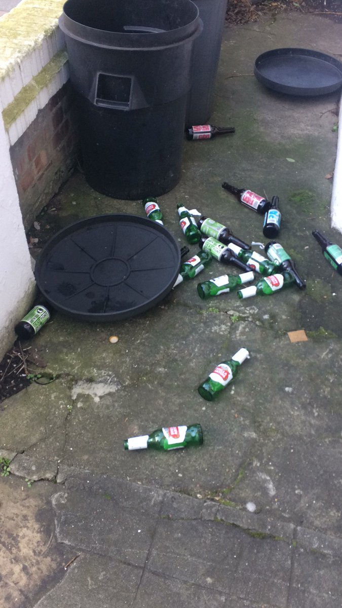 DanielleTB13's tweet photo. @wandbc is this an acceptable way for the bin men to leave the front of our house? https://t.co/TcBOXeZAaC