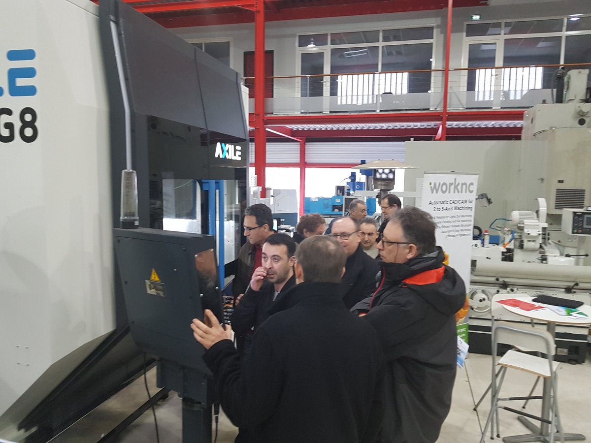 mayet_sa's tweet photo. #JPODidelon #machineoutils et @worknc #FAO #5axes @verosoftware se termine aujourd'hui #lepoirésurvie. @worknc #FAO apprivoise le #5axes. Venez nous rencontrer !  #parcourssecurises #expertisereconnue #miseenoeuvrefacile #ebauchedynamique https://t.co/BCCJI7Rqn4