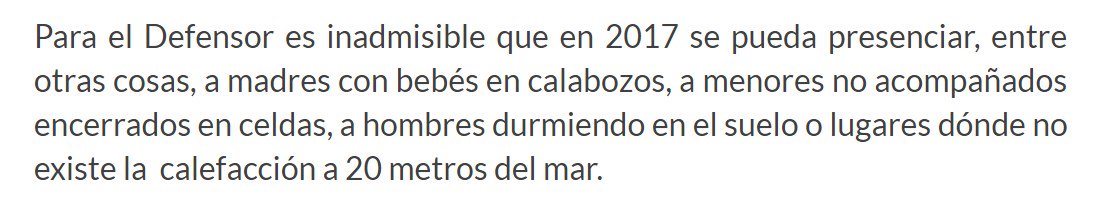 CEARefugio's tweet photo. El @DefensorPuebloE también denuncia, como hicimos en nuestro informe #MurosFronteraSur, las "inadmisibles" condiciones de recepción a personas recién llegadas por mar a España. https://t.co/eL41d5qpKh https://t.co/tbIEqH5otQ