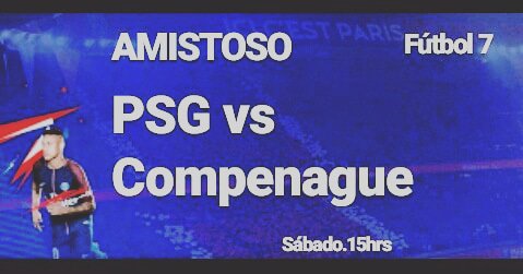 PSG_AMATEUR's tweet photo. Se viene el 2do amistoso para el PSG Fútbol 7, estará enfrentando a Copenhague desde las 15hrs del Sábado en La Mano de Dios #VamosPSG 🇫🇷⚽ https://t.co/OSCQKv9RO6