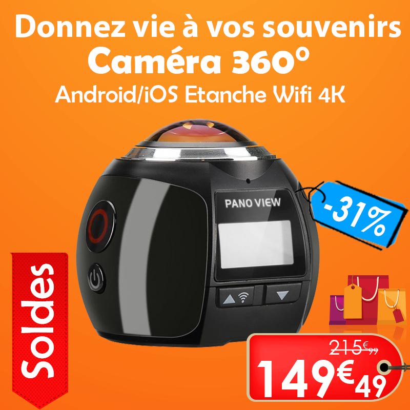 YonisShop's tweet image. Super Yonis pense à tous les adeptes de sensations fortes, et propose cette caméra 360°. Elle vous permet non seulement de saisir vos moments sportifs, mais également de les visualiser directement sur un smartphone ! 👌

👉 goo.gl/wd7by8
#CameraSport #FishEye #HighTech