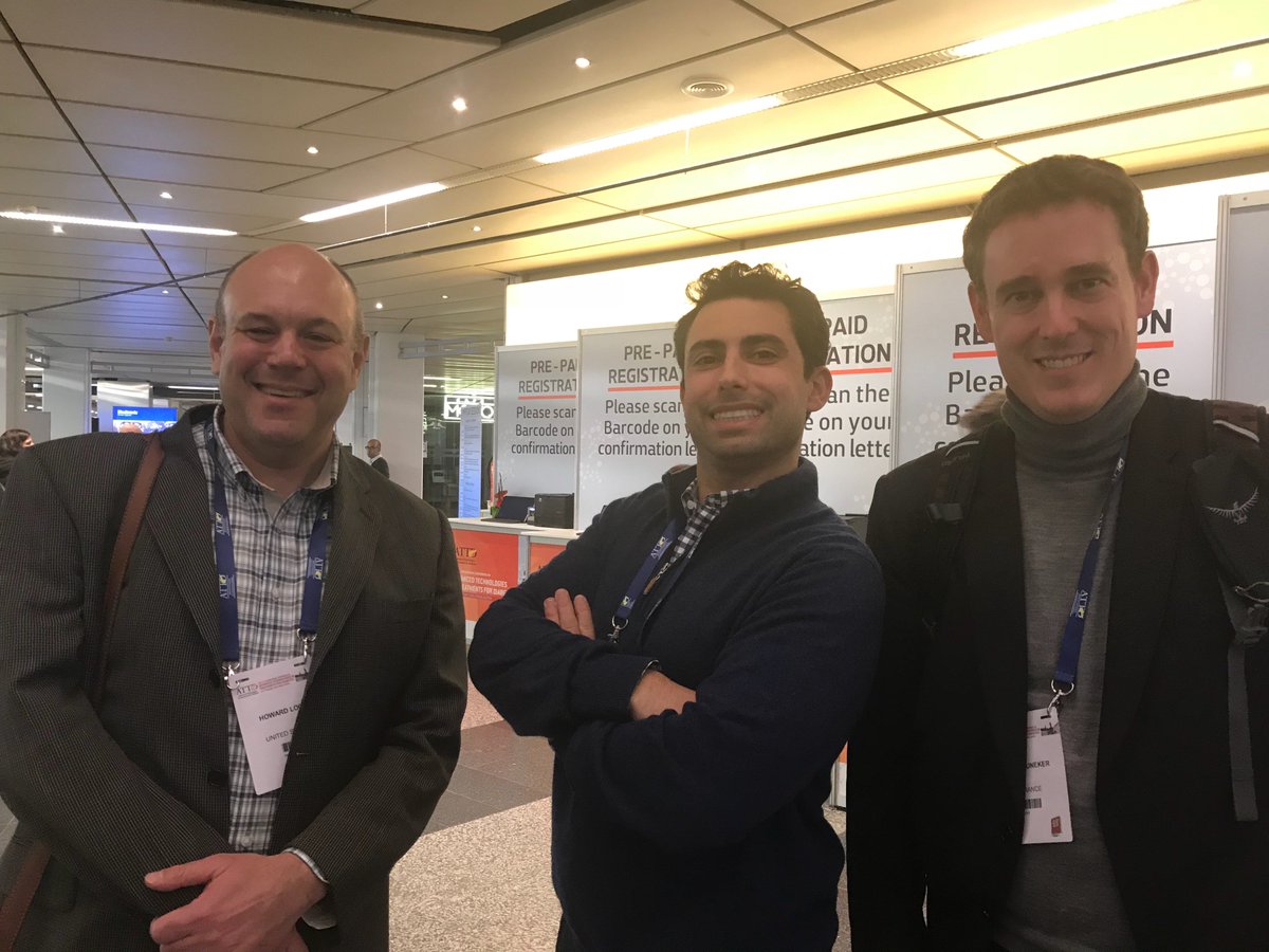 Hey 👋nice to see @howardlook @PancreasInGame from @Tidepool_org and our CEO @ErikHuneker reunited for #ATTD2018 ! #diabetestechnology #inthegame
