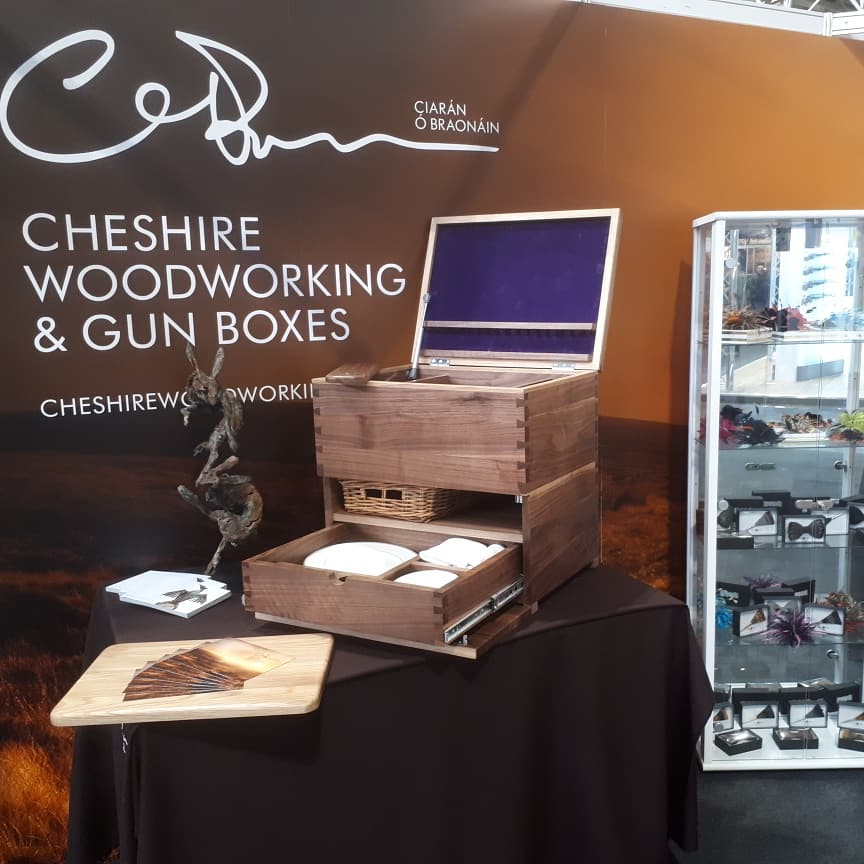 Chesh_woodwork's tweet photo. Super excited to be displaying my #gunboxes for the first time @britishshootingshow https://t.co/pYNazWGN97