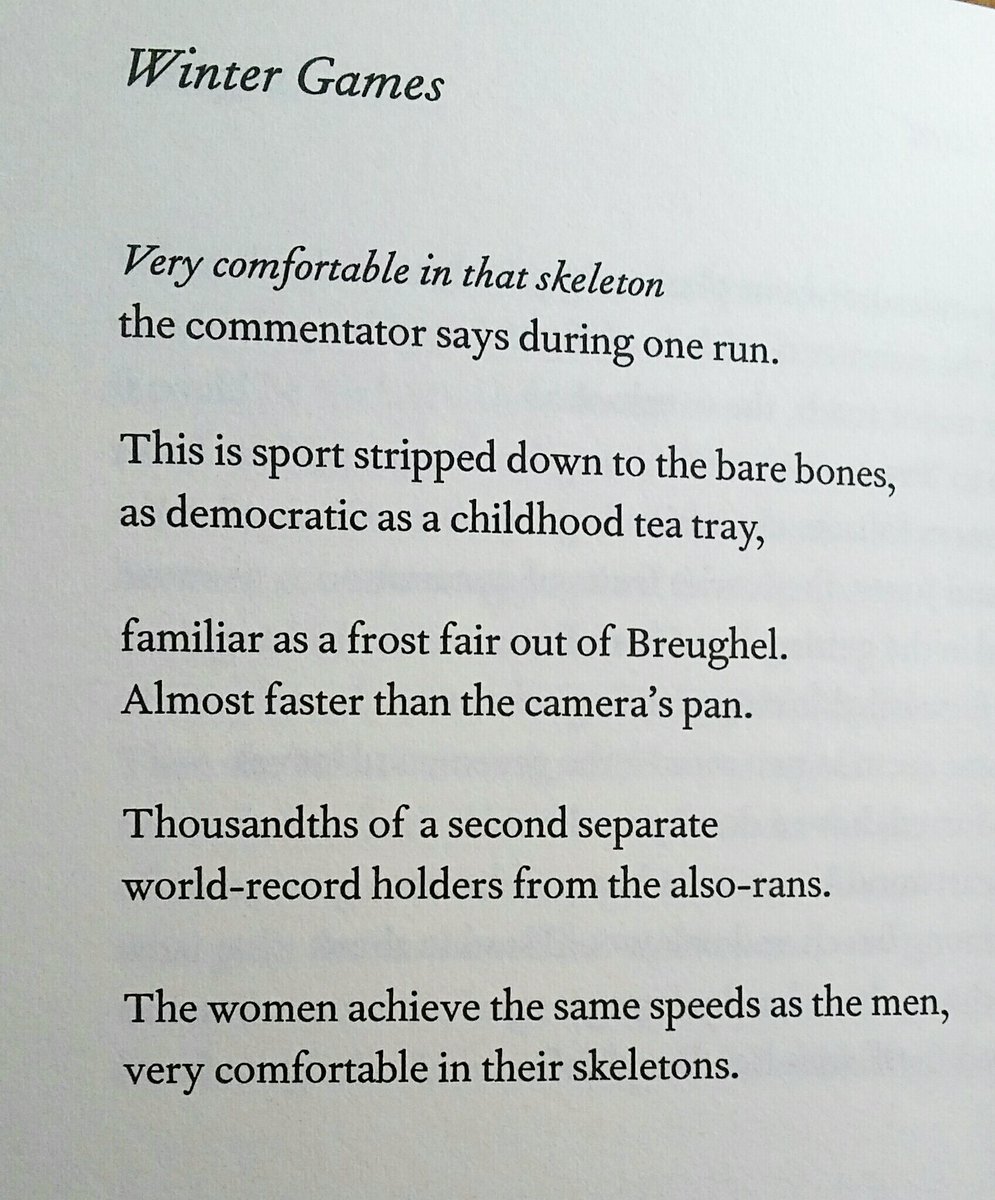 Eldersville's tweet photo. Paul Farley nails it. Go #DomParsons #PyeongChang2018 @PoetrySociety #Skeleton https://t.co/TtZn3YYmMQ