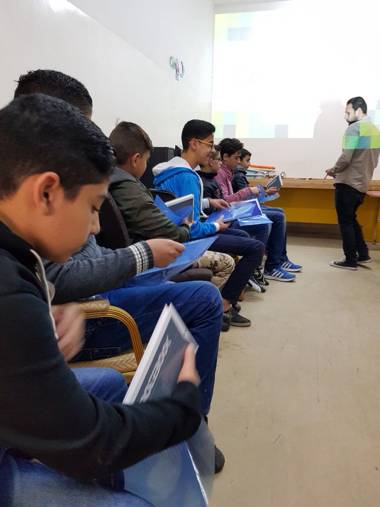 ILearnJo's tweet photo. Kicking off our #Robotics activities at the #WinterCamp in Jabal AlTaj in #Amman where children are learning how to build basic robots with in collaboration with #Robotna initiative @alharasis thanks to our partner @ZainJo #OurJordan #LoveJo #Amman #Technology #edtech #edu https://t.co/QyfnBC6loy