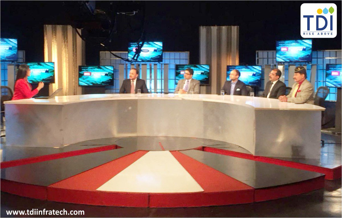 TDIInfratech's tweet photo. Mr. Vivek Gandhi, Executive Director, @TDIInfratech was a part of panel discussion on @ndtv on the topic “Is it the right time to buy a home?” 
Sharing the glimpses of the same:

#PanelDiscussion #NDTV #Infrastructure #TDI #TDIInfratech #RealEstate #Winners #Congratulations https://t.co/tGbgqT1nHf