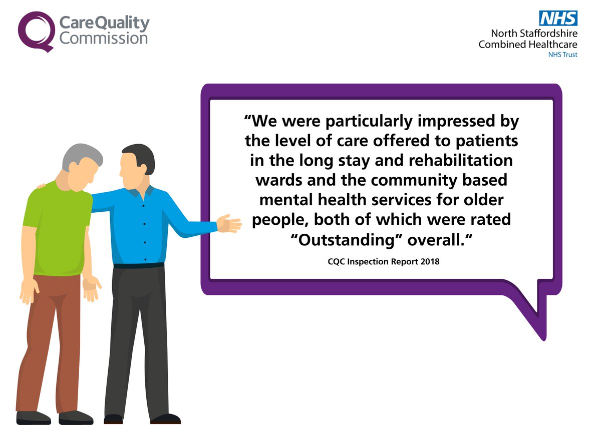 Rehabilitation and Older People Community - our 2 Outstanding services that made us this week the best CQC rated mental health trust in Midlands and East and third in the whole country - see combined.nhs.uk/news/latest-ne… Join us at jobs.combined.nhs.uk