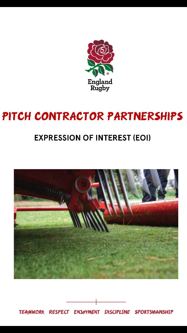 Great opportunity for maintenance contractors to work with RFU clubs through this Rugby Groundsmen Connected initiative. For more info go to englandrugby.com/pcp