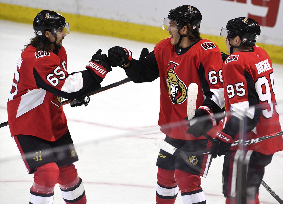 Mike Hoffman scores in overtime, Senators come back to beat Sabres 3-2: bit.ly/2C1Mzei https://t.co/IHxLQL2YeA