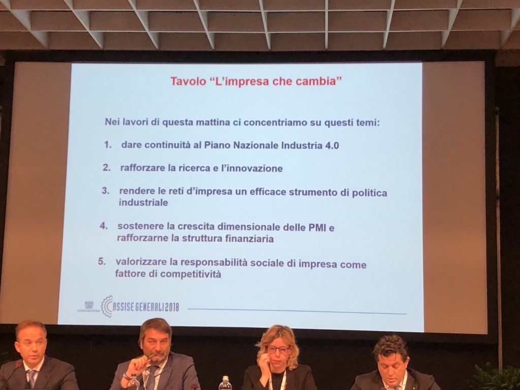 Le tesi confindustriali di oggi sono frutto del lungo lavoro di raccolta delle istanze dei territori di Jacques de La Palice #Assise2018