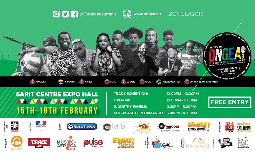 Mdundomusic's tweet photo. Have you been to the 3rd annual #Ongea2018 yet? It's day 2 of the summit and this year's summit runs till Sunday 18th February...
Don't miss out on great discussions, exhibitions, and showcase performances by great artists...
#EntryIsFree #Music #Art #OngeaSummit https://t.co/hnQloYue9A