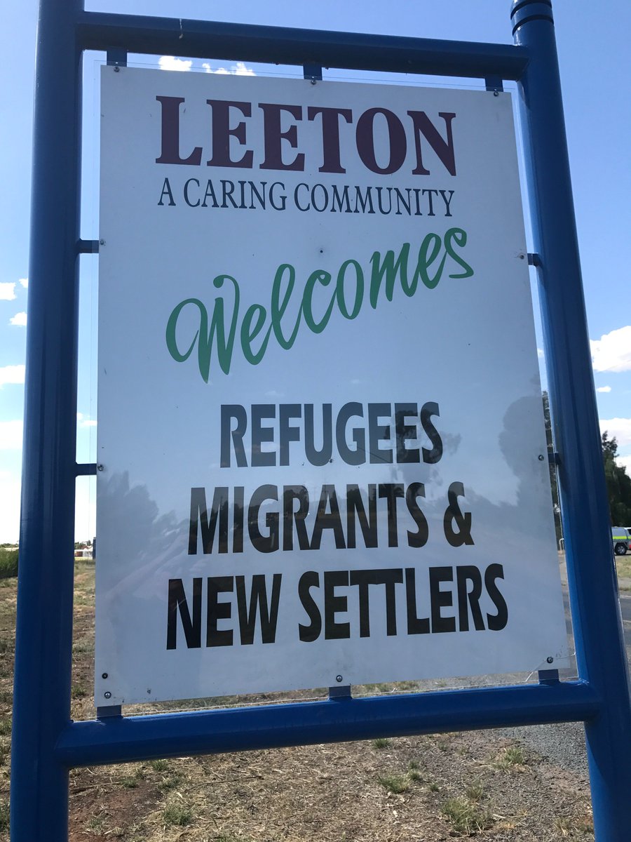 Congratulations to the Shire of Leeton that proactively welcomed and supported refugees, migrants and new settlers.