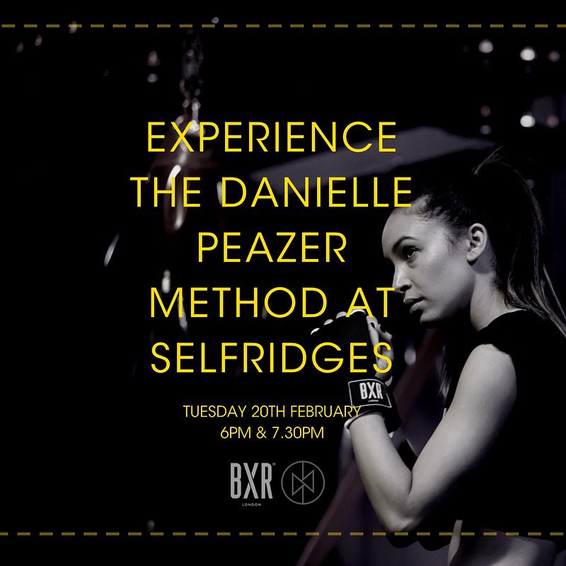 dpeazermethod's tweet photo. So this is happening and you could be there to experience a super special collaboration between us and BXR London at @Selfridges next week. Click to book and use code PEAZER for 20% off.

https://t.co/4xxF35010B https://t.co/OhRIqURl6i