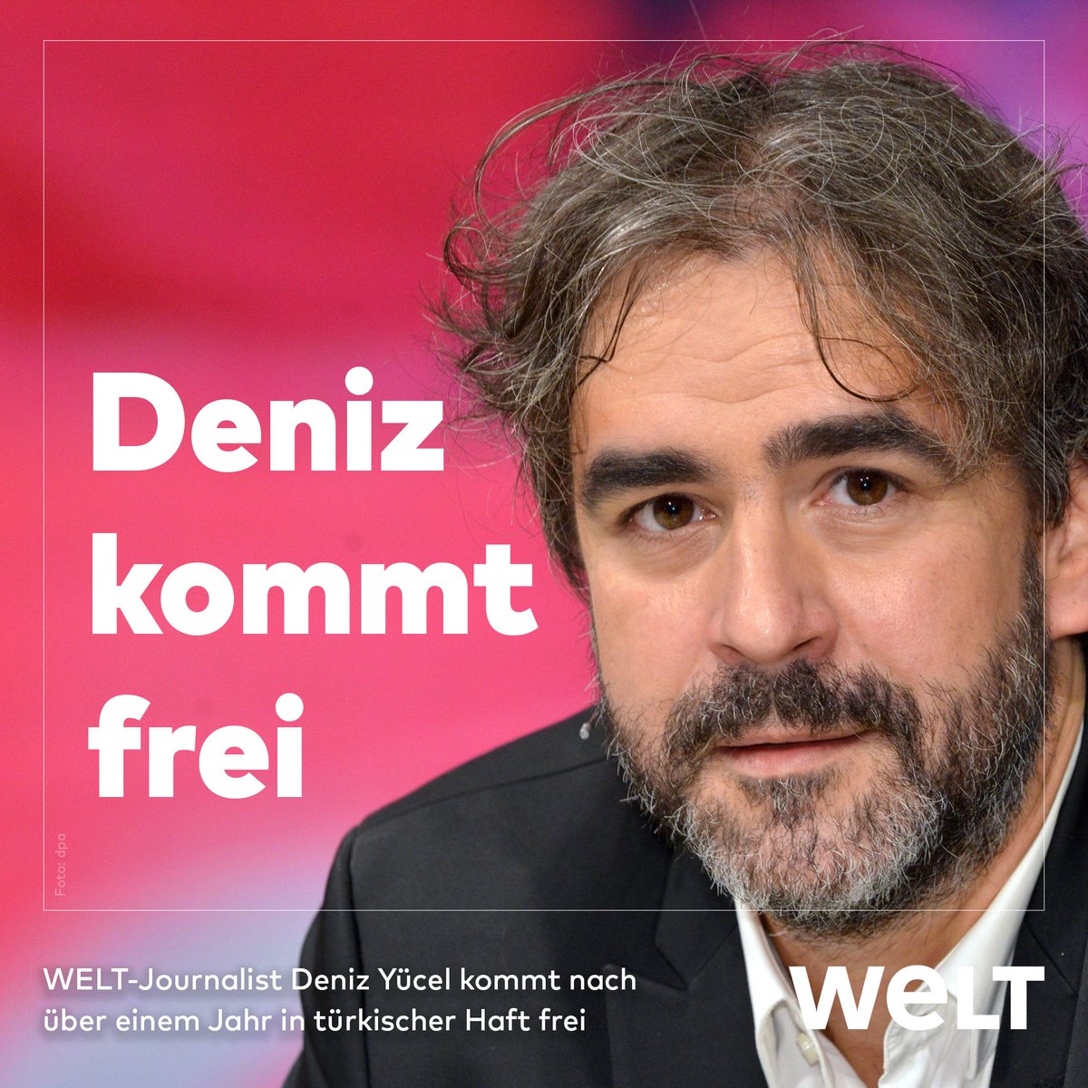 WELT-Korrespondent Deniz Yücel kommt frei to.welt.de/QLfv0GB #FreeDeniz