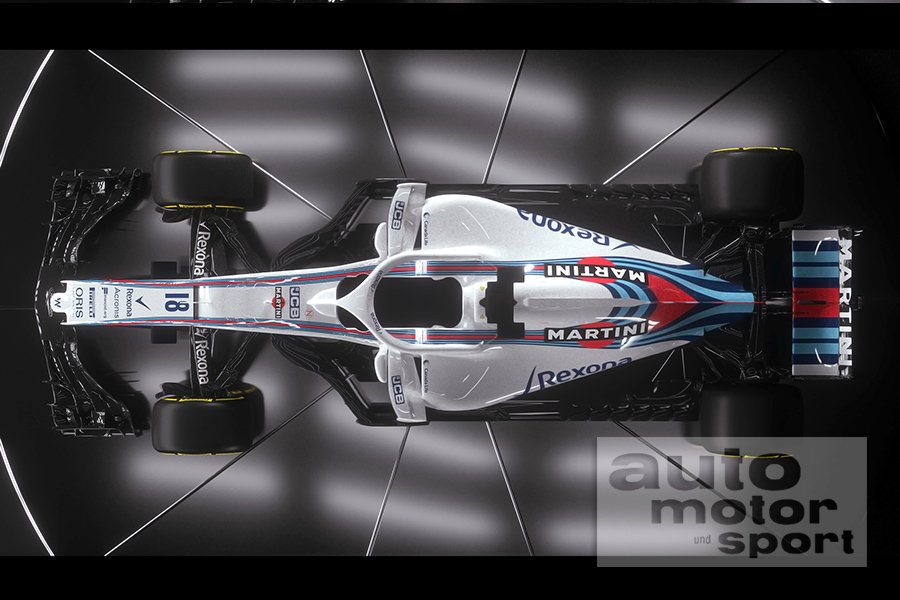 tgruener's tweet photo. High-res bird's eye pic of the new Williams FW41 gives us a nice view on the s-duct, the bargeboard area, the new sidepod wings, the floor slots & the T-wings.
More pics in our AMuS gallery: https://t.co/7lazCwti3q https://t.co/W23cBiwGt4