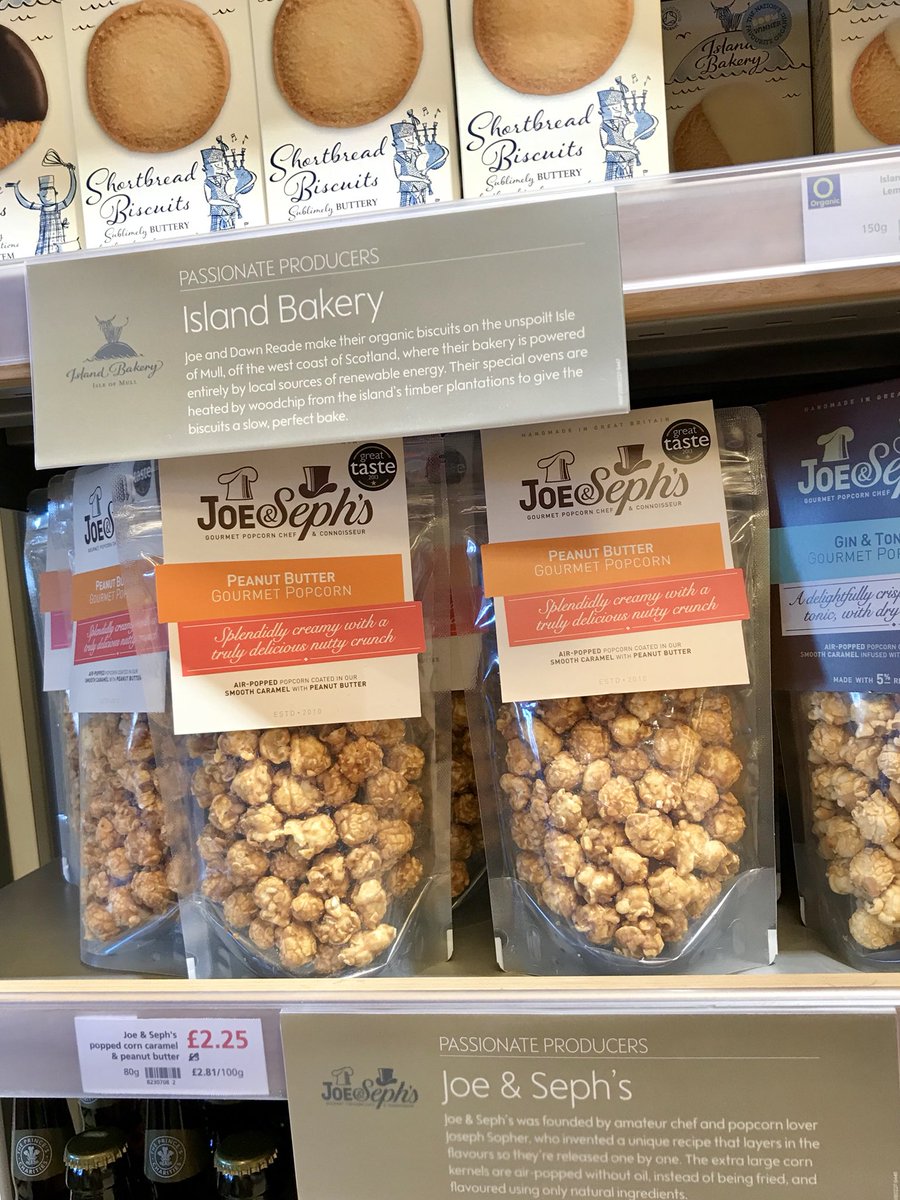 We’re excited to see these fantastic #salsaapproved businesses at our local Waitrose. @islandbakery @joeandseph #passionateproducers #somethingfortheweekend