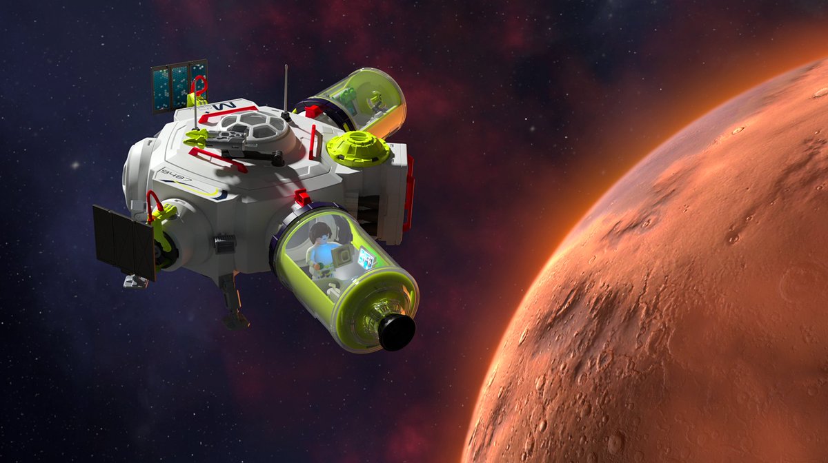 playmobil's tweet image. The #PLAYMOBIL Mars Mission is ready to launch in September 2018. Check out the trailer on YouTube: youtu.be/SmyLLzkbXSI