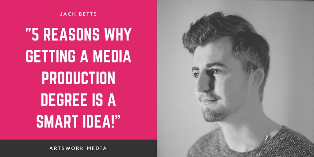 Artswork_Media's tweet photo. WEEKLY BLOG - 

This week Jack Betts explains ‘5 reasons why getting a media production degree is a smart idea!’ Read it here! ⬇️

https://t.co/52r1K0yj0P https://t.co/sAtXNCXYf6