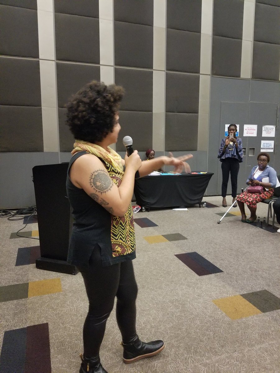 HOLAAfrica's tweet image. The session is jointly held with @ThinkCREA @UAFAfrica
and @bhesp and the space is looking at #SuspendJudgment. We looking to question all those biases and prejudices we have in built that disallow people access into certain spaces. #WomanUp2018