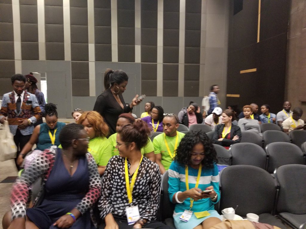 HOLAAfrica's tweet image. The session is jointly held with @ThinkCREA @UAFAfrica
and @bhesp and the space is looking at #SuspendJudgment. We looking to question all those biases and prejudices we have in built that disallow people access into certain spaces. #WomanUp2018