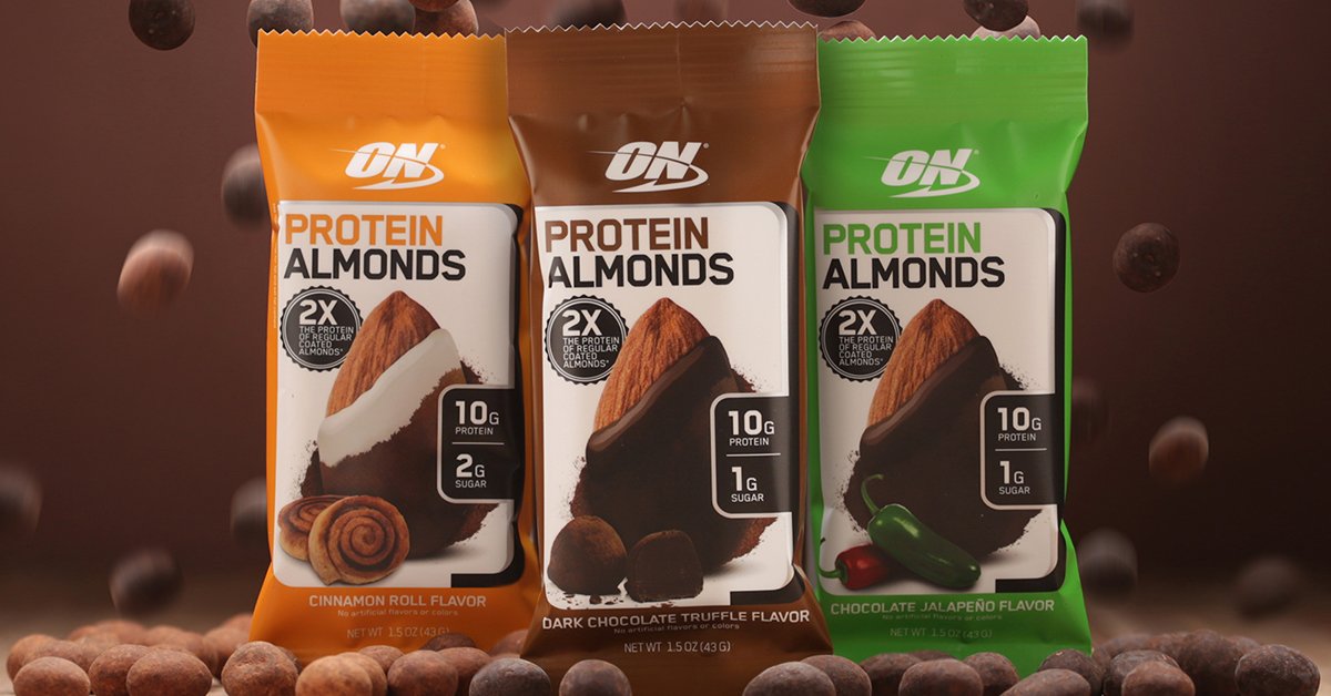 Chopper_Eddy's tweet photo. ON's Protein Almonds are packed full of fiber, vitamin E, magnesium, and everyone's favorite treat chocolate! So come check out the amazing Protein Almond giveaway that is happening on Optimum Nutrition's FB+IG page! #ONInsiderContest - https://t.co/SWaNDT2STR https://t.co/3BWRMkbJus